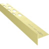 Mexen Line-B Boden-Abfallleiste 120 cm links, gebürstetes Gold - 185501120L