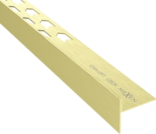 Mexen Line-B Boden-Abfallleiste 120 cm links, gebürstetes Gold - 185501120L