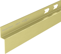 Mexen Line-B Wandablaufschiene 180 cm rechts, gold gebürstet - 185502180R