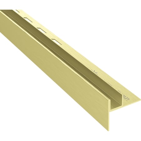 Mexen Line-B Glasablaufschiene 120 cm links, gebürstetes Gold - 185504120L
