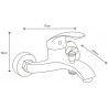 Mexen Fabia R05 Badewannen-Set, Chrom - 746503R05-00