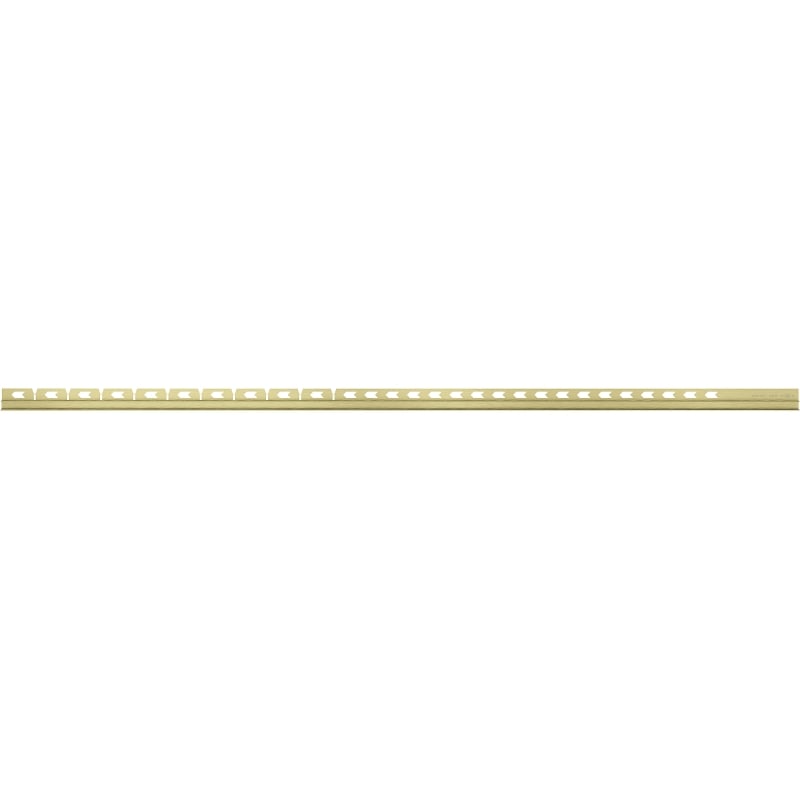 Mexen Line-B Glasablaufschiene 120 cm links, gebürstetes Gold - 185504120L