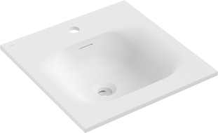 Mexen Vela Einbauwaschbecken 46 x 46,5 cm, weiß matt - 25234501