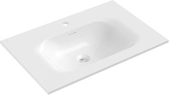 Mexen Vela Einbaubecken 71 x 46,5 cm, weiß glänzend - 25237000