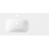 Mexen Vela Waschbecken eingelassen links 101 x 46,5 cm, weiß matt - 25231001L