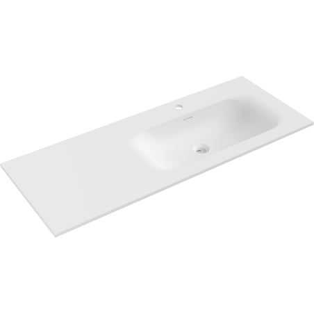 Mexen Vela Einbauwaschbecken rechts 121 x 46,5 cm, weiß matt - 25231201P