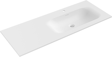 Mexen Vela Einbauwaschbecken rechts 121 x 46,5 cm, weiß matt - 25231201P