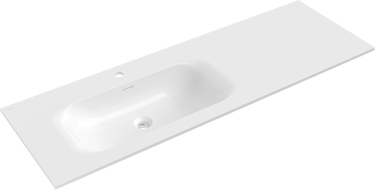 Mexen Vela Einbauwaschbecken links 141 x 46,5 cm, weiß glänzend - 25231400L