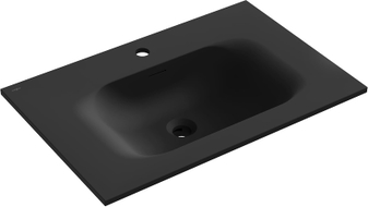 Mexen Vela Einbauwaschbecken 71 x 46,5 cm, Schwarz Matt - 25237071