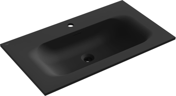 Mexen Vela Einbaubecken 81 x 46,5 cm, schwarzmatt - 25238071