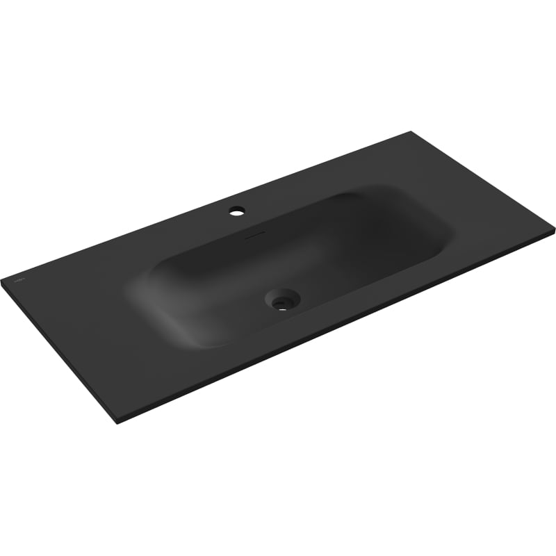 Mexen Vela Einbauwaschbecken 101 x 46,5 cm, schwarz matt - 25231071