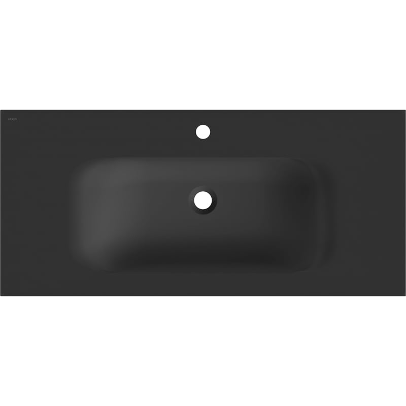 Mexen Vela Einbauwaschbecken 101 x 46,5 cm, schwarz matt - 25231071