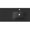 Mexen Vela Einbauwaschbecken rechts 101 x 46,5 cm, schwarz matt - 25231071P