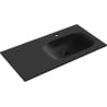 Mexen Vela Einbauwaschbecken rechts 101 x 46,5 cm, schwarz matt - 25231071P