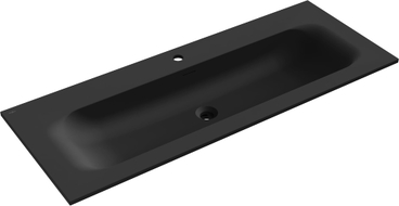 Mexen Vela Einbauwaschbecken 121 x 46,5 cm, schwarz matt - 25231271