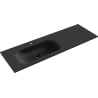 Mexen Vela Einbauwaschbecken links 141 x 46,5 cm, schwarz matt - 25231471L