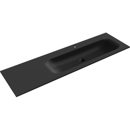 Mexen Vela Einbauwaschbecken rechts 161 x 46,5 cm, schwarz matt - 25231671P