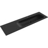 Mexen Vela Einbauwaschbecken rechts 161 x 46,5 cm, schwarz matt - 25231671P