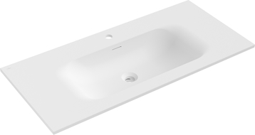 Mexen Vela Einbauwaschbecken 101 x 46,5 cm, weiß matt - 25231001