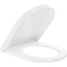 Mexen langsam absenkender, harter Sitz, Duroplast, weiß glänzend - 39020100
