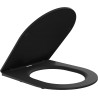 Mexen flach absenkbarer WC-Sitz Slim, Duroplast, schwarz matt - 39100185