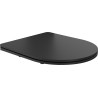Mexen flach absenkbarer WC-Sitz Slim, Duroplast, schwarz matt - 39100185
