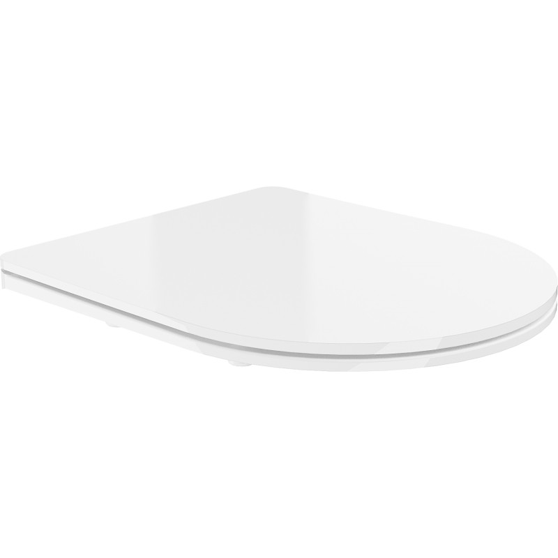 Mexen schwerelos fallender Slim-Sitz, Duroplast, weiß glänzend - 39030100