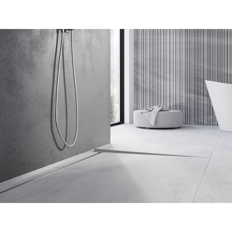Mexen Line-B Bodenablaufleiste 120 cm rechts, Inox - 181001120R