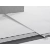 Mexen Line-B Fußleistenabdeckung 180 cm rechts, Inox - 181001180R