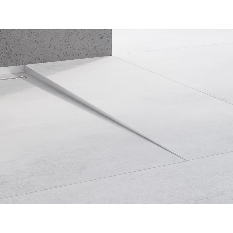 Mexen Line-B Fußleistenabdeckung 180 cm rechts, Inox - 181001180R