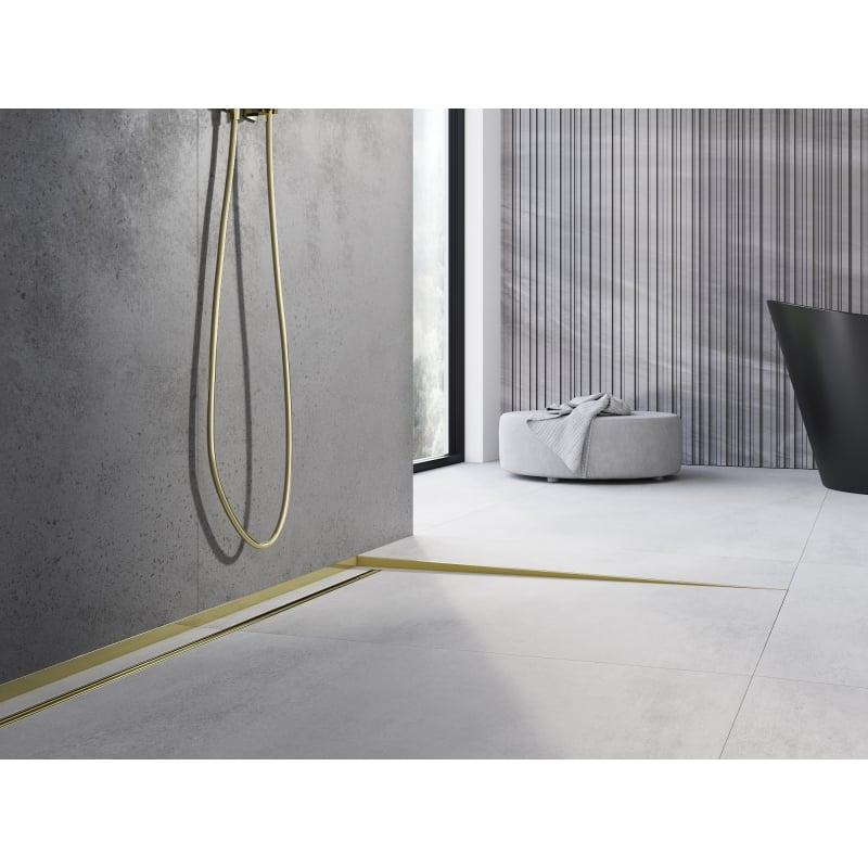 Mexen Line-B Bodenrandprofil 180 cm rechts, gold - 185001180R