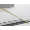 Mexen Line-B Bodenabschlussleiste 180 cm rechts, gebürstet gold - 185501180R