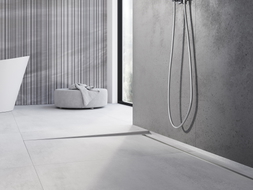 Mexen Line-B Bodenmontierter Gefälleleisten 120 cm links, Inox - 181001120L