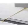 Mexen Line-B Bodenabschlüsse Leiste 120 cm links, gold - 185001120L