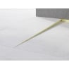 Mexen Line-B Boden-Abfallleiste 120 cm links, gebürstetes Gold - 185501120L