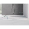 Mexen Line-B Bodenabschlussschiene 180 cm links, Inox - 181001180L