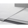 Mexen Line-B Bodenabschlussschiene 180 cm links, Inox - 181001180L