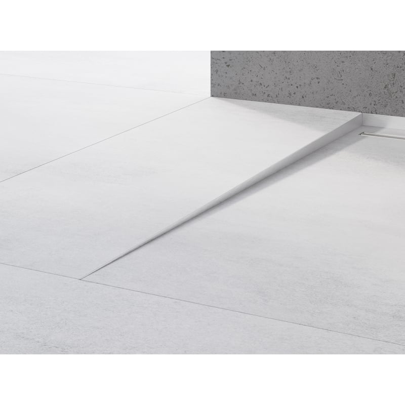 Mexen Line-B Bodenabschlussschiene 180 cm links, Inox - 181001180L