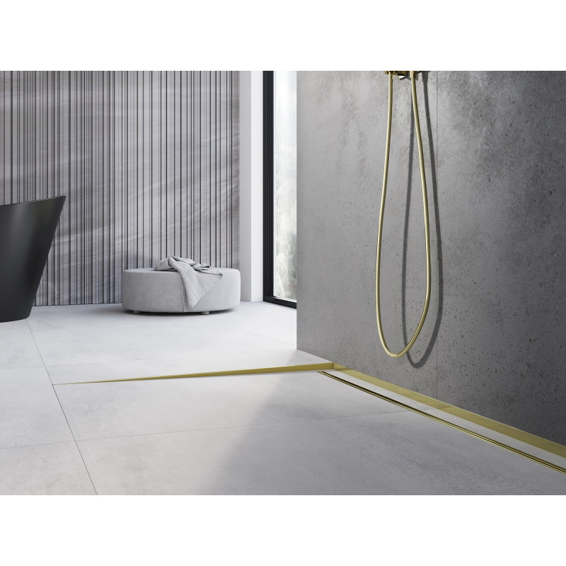 Mexen Line-B Bodenkante links 180 cm, gold - 185001180L