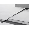 Mexen Line-B Bodenabfallleiste 180 cm links, schwarz - 187001180L
