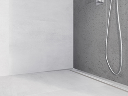 Mexen Line-B wandseitige Gefälleleiste 120 cm links, Inox - 181002120L