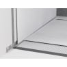 Mexen Line-B Wandablaufleiste 120 cm links, Inox - 181002120L