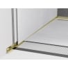 Mexen Line-B Wandleistenabdeckung 120 cm links, gold - 185002120L