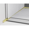 Mexen Line-B Wandleiste 120 cm links, gebürstetes Gold - 185502120L