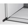 Mexen Line-B Eckabschlussleiste 120 cm links, schwarz - 187002120L
