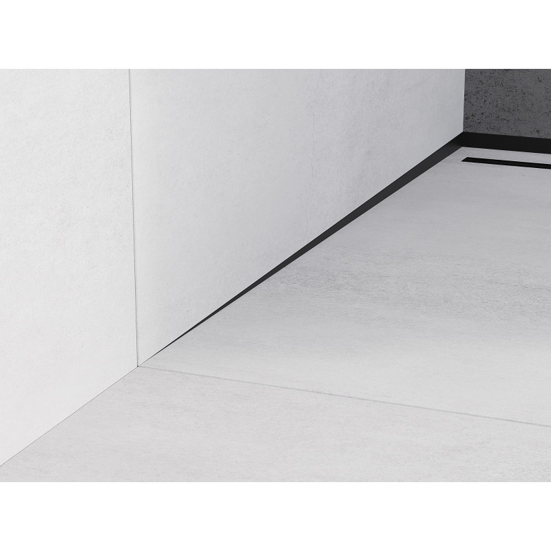 Mexen Line-B Eckabschlussleiste 120 cm links, schwarz - 187002120L