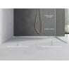 Mexen Line-B Wandwinkel-Abschlussleiste 180 cm links, Inox - 181002180L