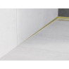 Mexen Line-B Wandablaufschiene 180 cm links, gebürstetes Gold - 185502180L