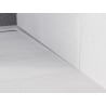 Mexen Line-B Wandabschlussleiste 120 cm rechts, Inox - 181002120R