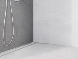 Mexen Line-B Wandabschlussleiste 120 cm rechts, Inox - 181002120R